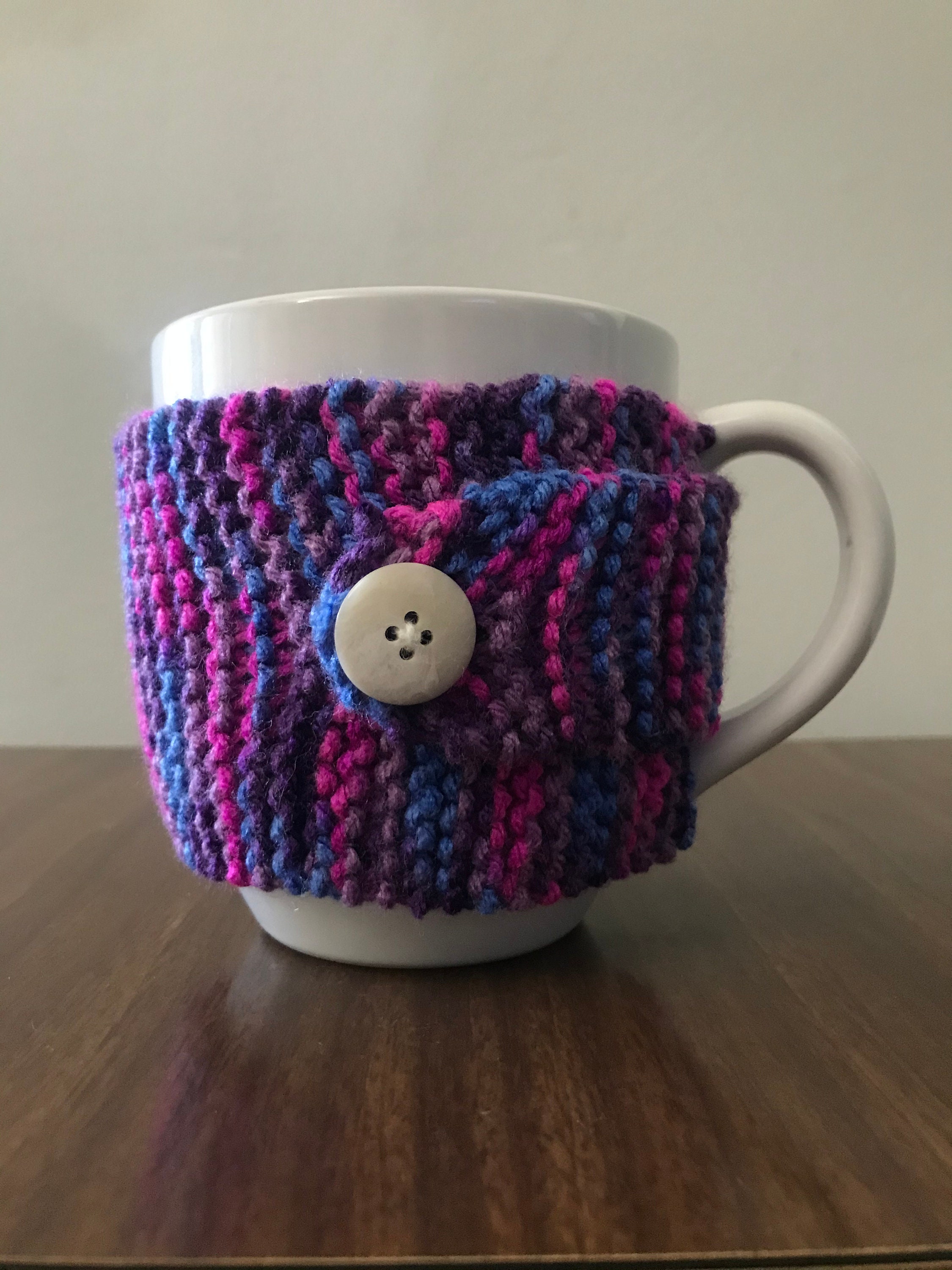 Large Knit Mug Cozy patterns Etsy