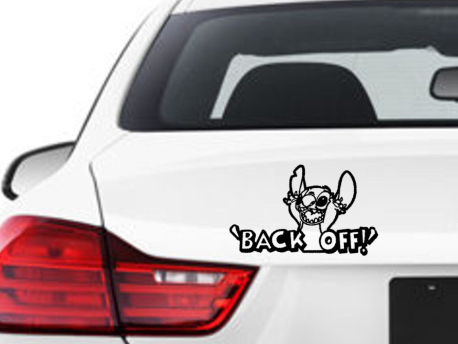 Back OFF Stitch/ Disney Bumper Sticker/ Vinyl / Decal Etsy