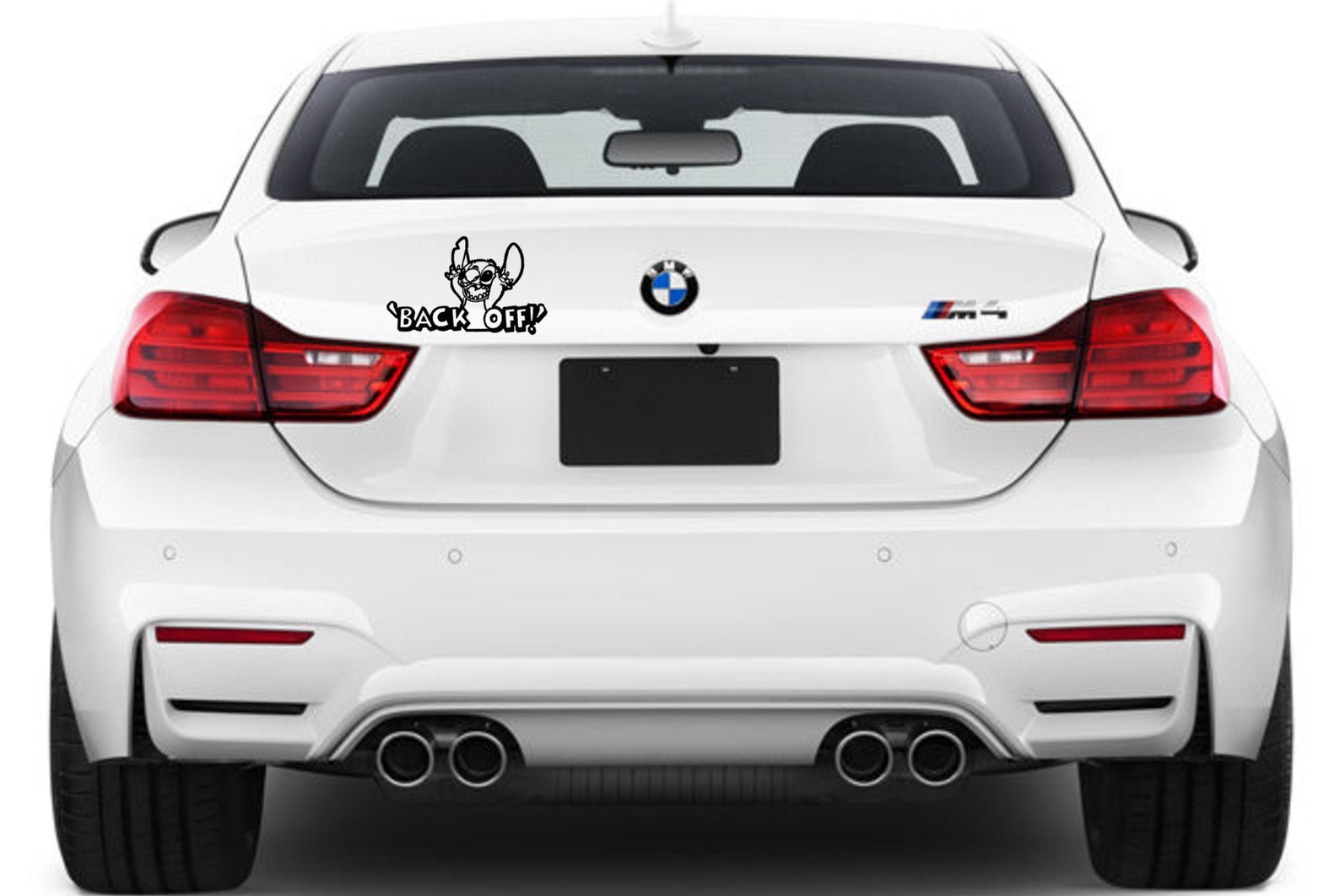 Back OFF Stitch/ Disney Bumper Sticker/ Vinyl / Decal Etsy