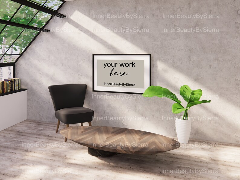 Download Frame mockup for home decor. Mockup Poster. Minimalist ...