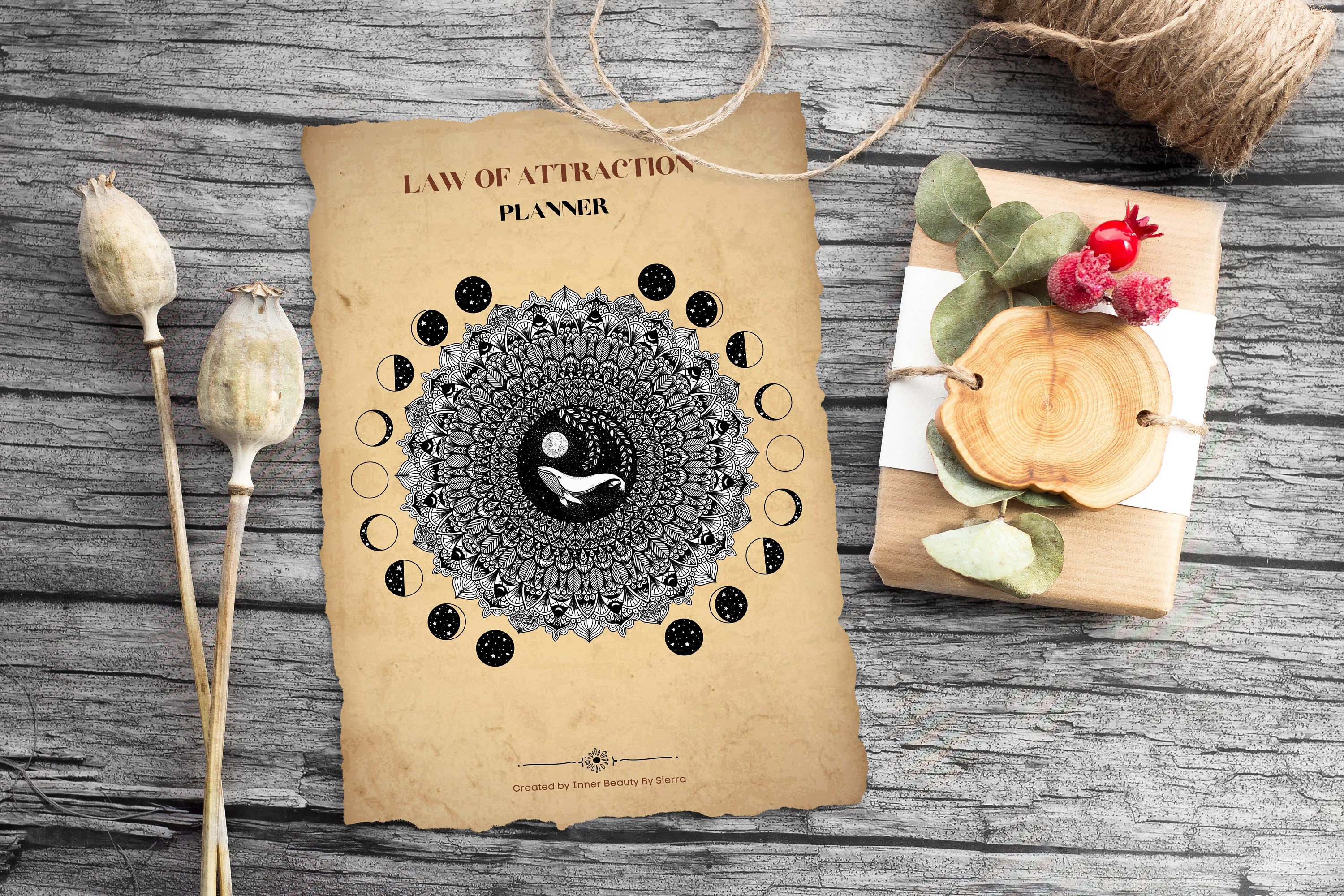 Law of Attraction Planner Printable, Law of Attraction Journal ...