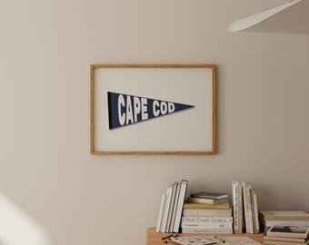 Cape Cod Pennant Art Print | Massachusetts Flag (Digital Download)