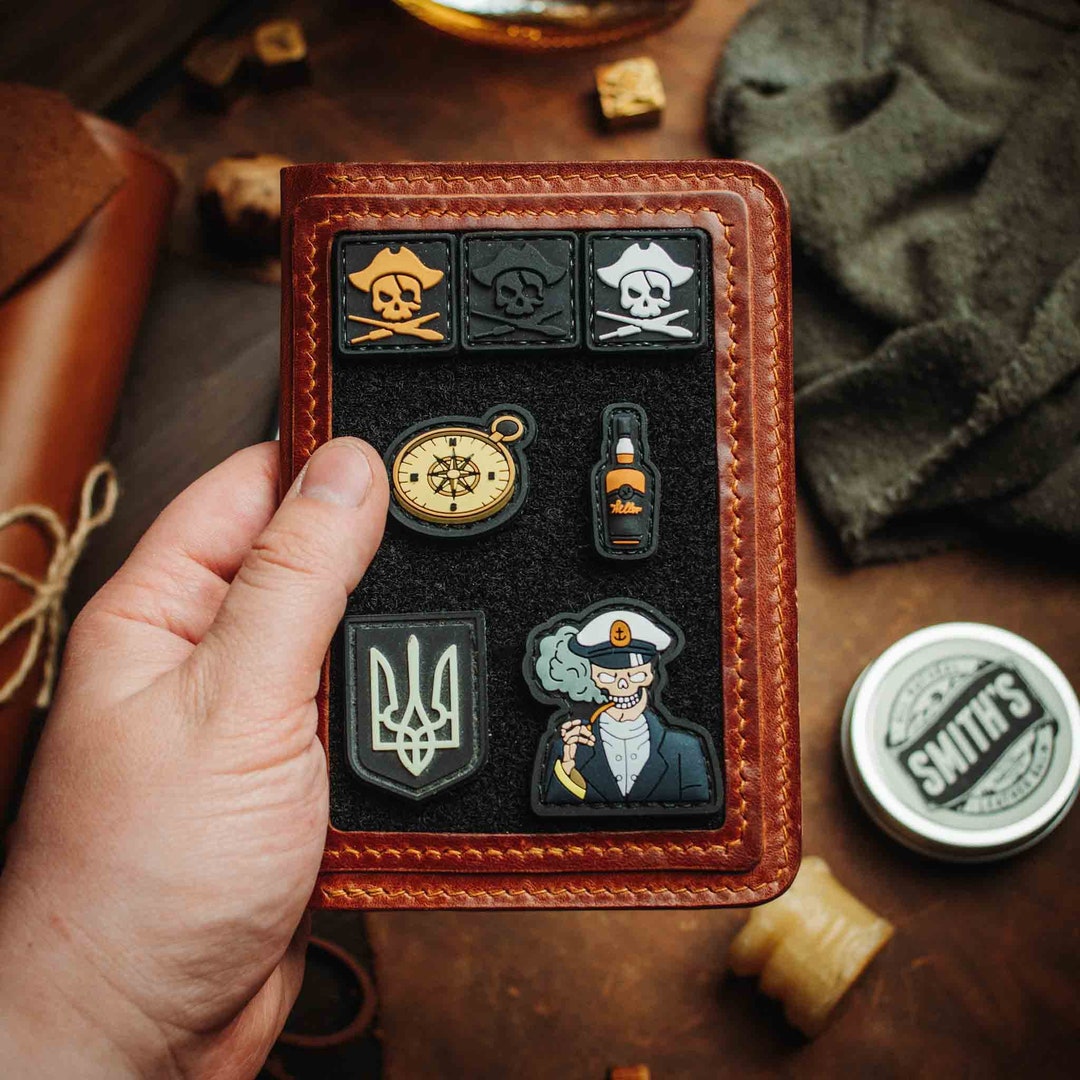 The Quartermaster V2 Passport EDC Leather Travel Wallet With Velcro in