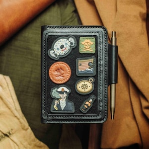Cartera con parche moral en negro - Quartermaster v2