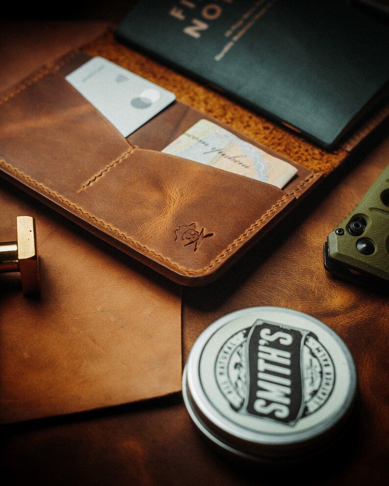 The Quartermaster Passport EDC Leather Travel Wallet Etsy