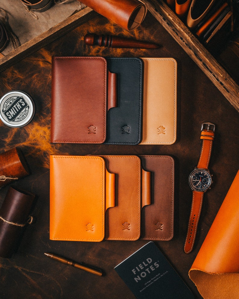 The Quartermaster Passport EDC Leather Travel Wallet Etsy