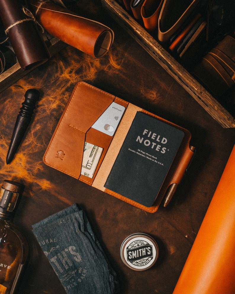 The Quartermaster Passport EDC Leather Travel Wallet Etsy