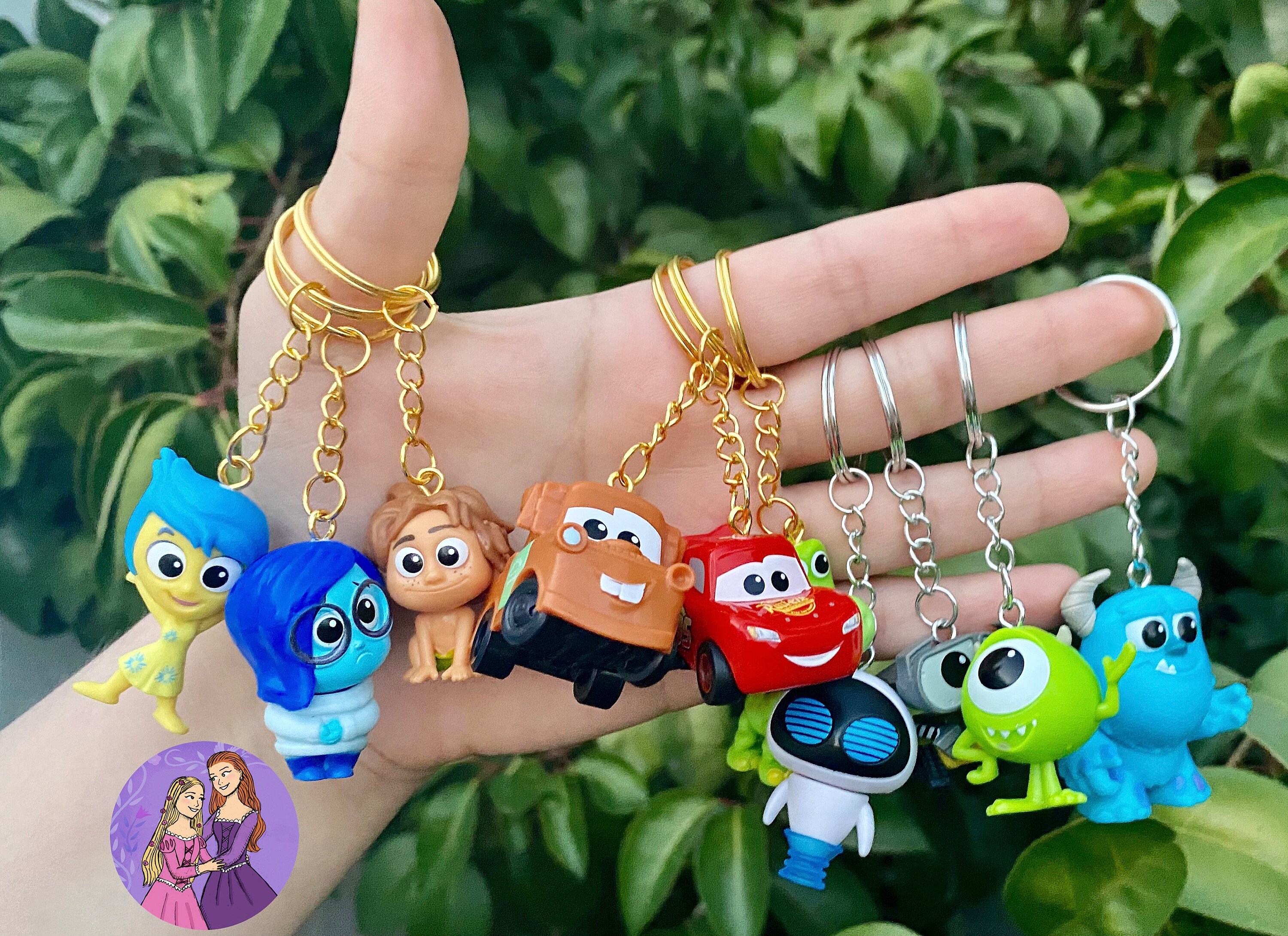 Disney Keychains Pixar Keychains Disney Pixar Keychains Etsy