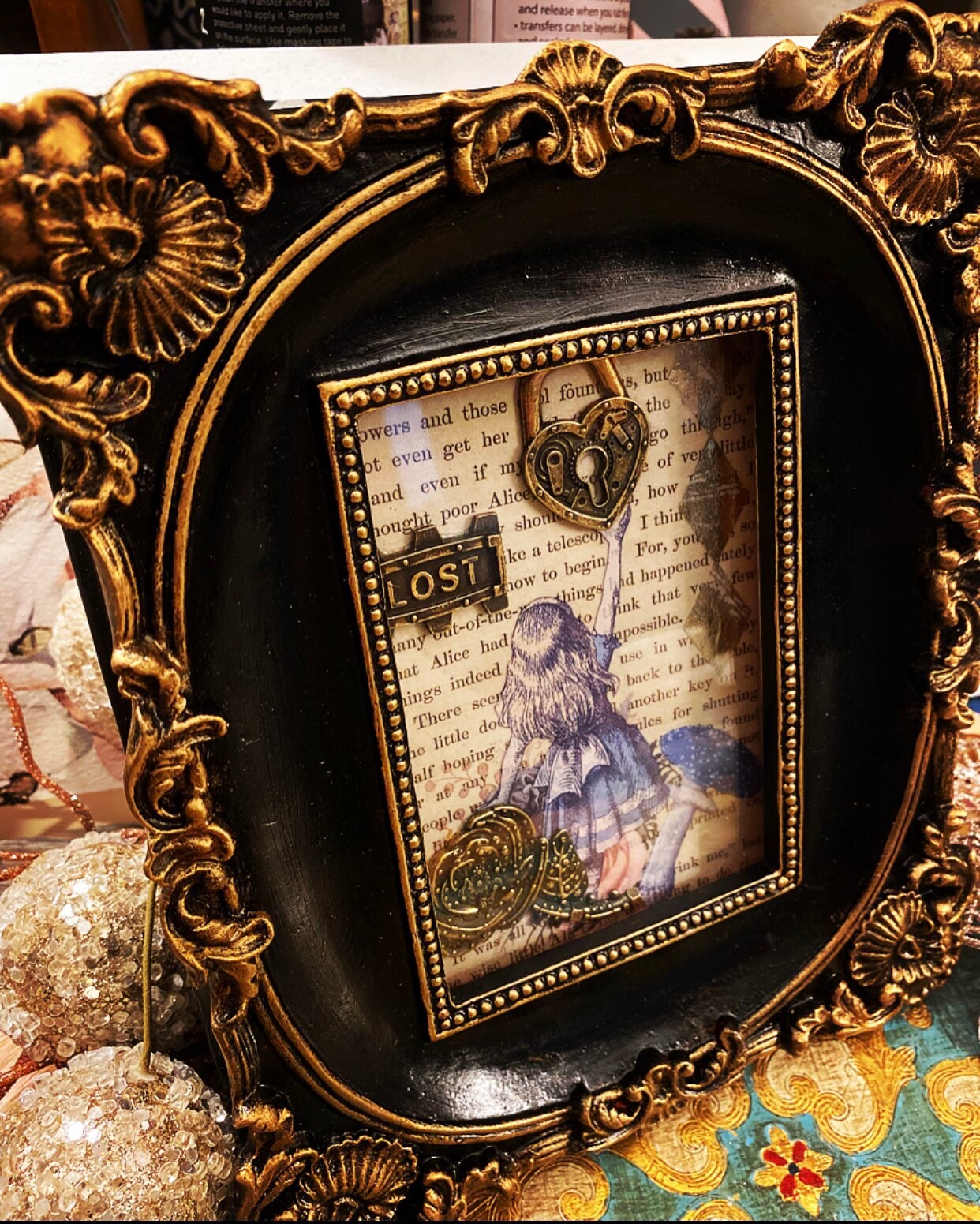 Alice Wonderland Wall Art Design Vintage Wood Wall Art Etsy