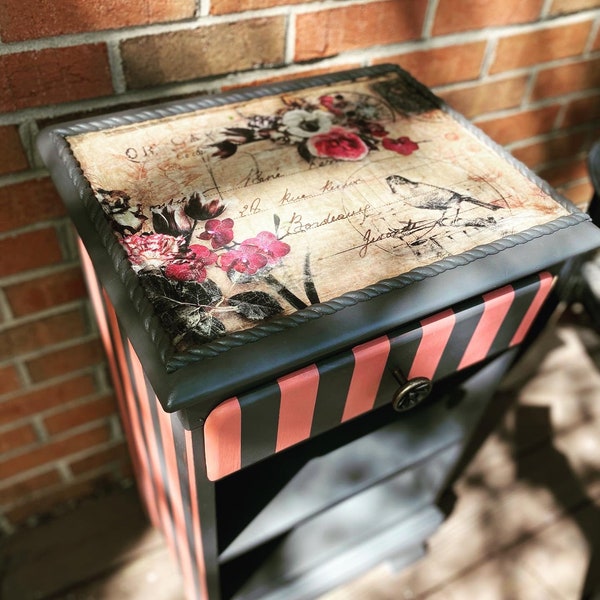 Upcycled End Tables Etsy