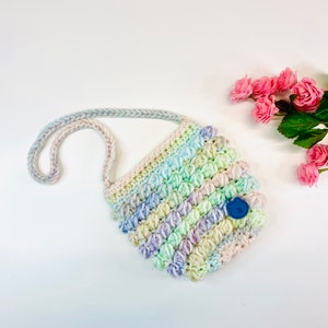 Poppin Bubbles Crochet Bag Pattern in Two Sizes image 6