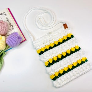 Crochet Pattern for Mobile Pouch Sling Bag and a Crossbody Bag image 4