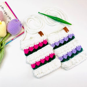 Crochet Pattern for Mobile Pouch Sling Bag and a Crossbody Bag image 3