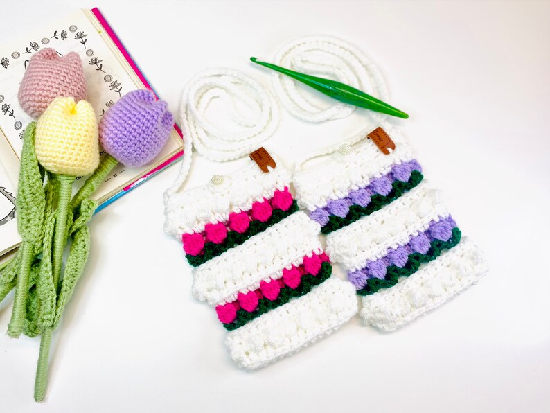 Crochet Pattern for Mobile Pouch Sling Bag and a Crossbody Bag image 3