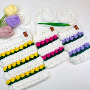 Crochet Pattern for Mobile Pouch Sling Bag and a Crossbody Bag image 7