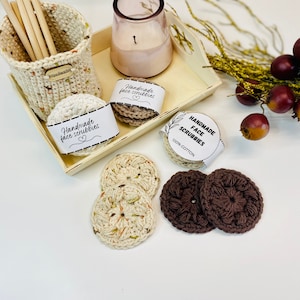 Crochet Pattern for Face Scrubbies and Dish Scrubbies(with Labels)