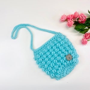 Poppin Bubbles Crochet Bag Pattern in Two Sizes image 4