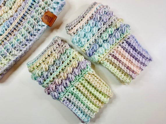 Fingerless Gloves Crochet Pattern_bubble Wrap Fingerless