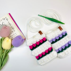 Crochet Pattern for Mobile Pouch Sling Bag and a Crossbody Bag image 2