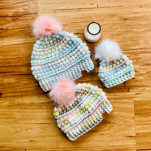 Crochet Beanie Pattern_Bubble Wrap Beanie Crochet Pattern