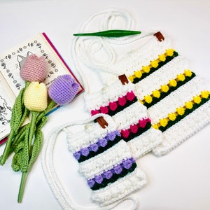 Crochet Pattern for Mobile Pouch Sling Bag and a Crossbody Bag image 5