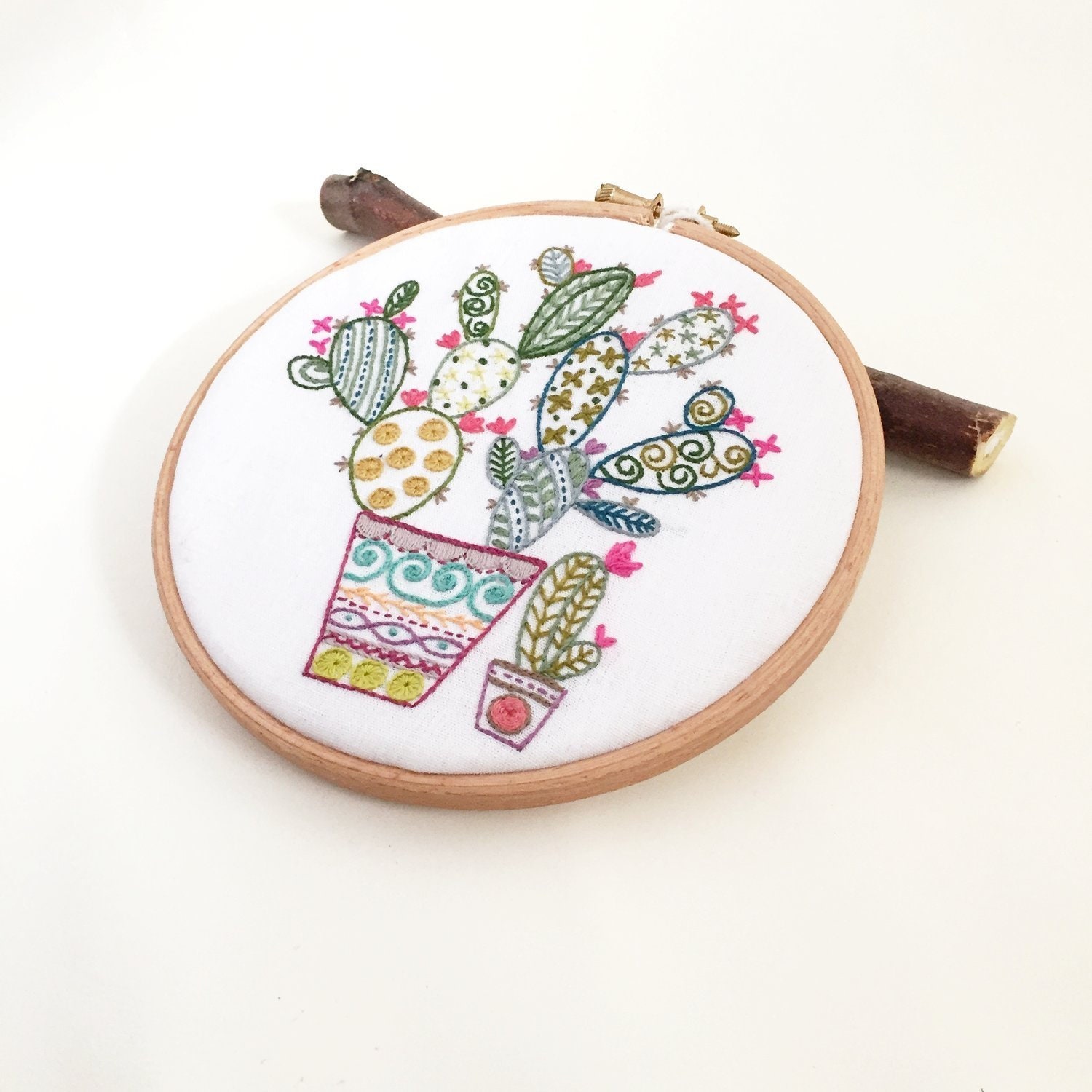 Cactus Embroidery Kit By Un Chat Dans L Aiguille Etsy Cactus Embroidery Kit By Un Chat Dans L Aiguille Etsy