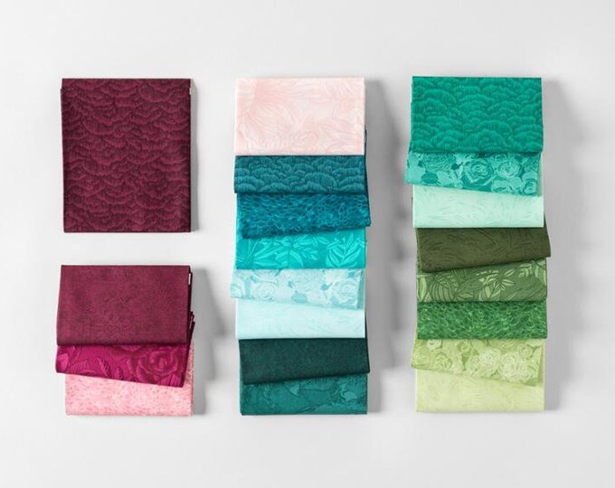 Boundless Collage Peacock Modern Blender Precut Quilting Precut Fabric Bundles Etsy
