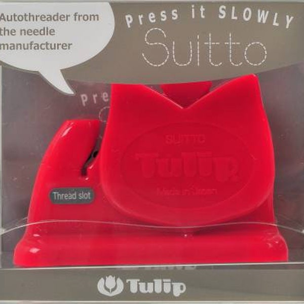 Suitto Needle Threader (Red Color) by TULIP (Japan)
