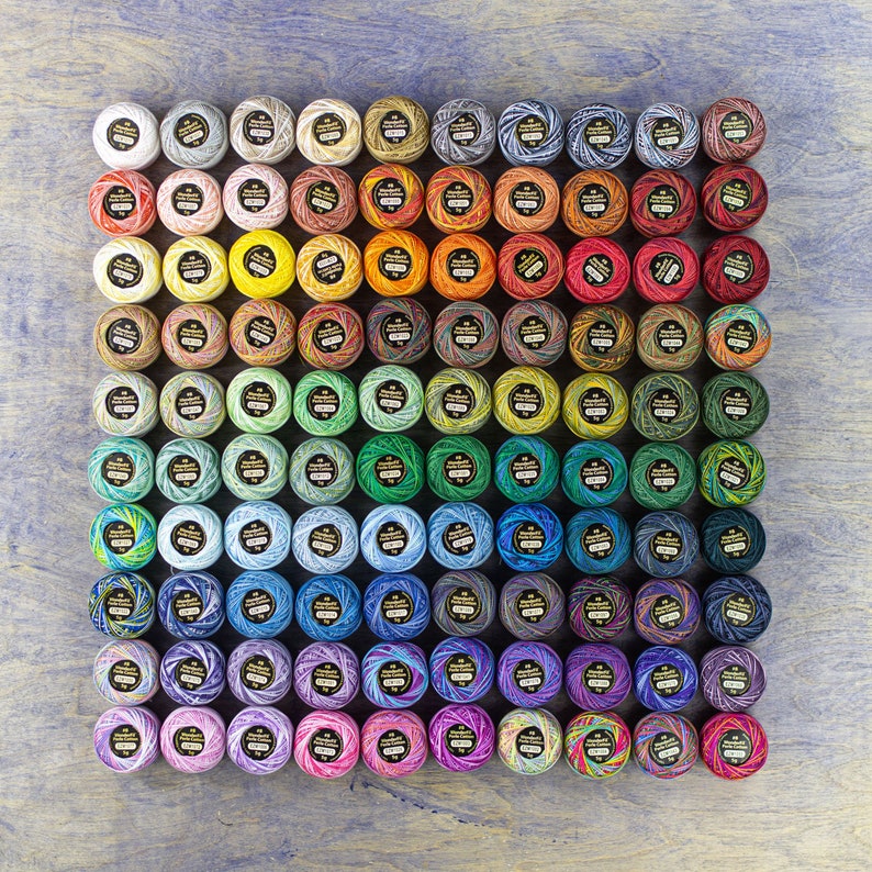 Wonderfil Eleganza Wild Fire Color 224 5g 42 yards Size 8 weight EL5G-224 Sue Spargo Color Palette Embroidery Thread