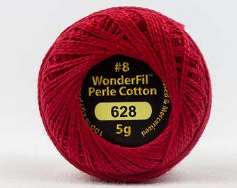Wonderfil Eleganza Wild Fire Color 224 5g 42 yards Size 8 weight EL5G-224 Sue Spargo Color Palette Embroidery Thread