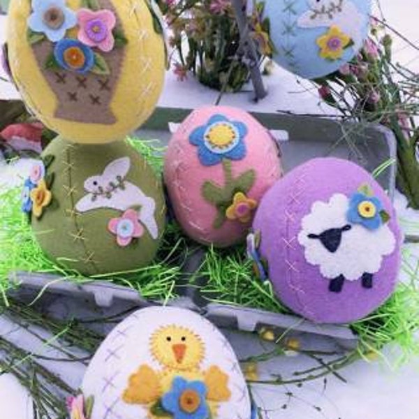 Wool Easter Eggs Etsy