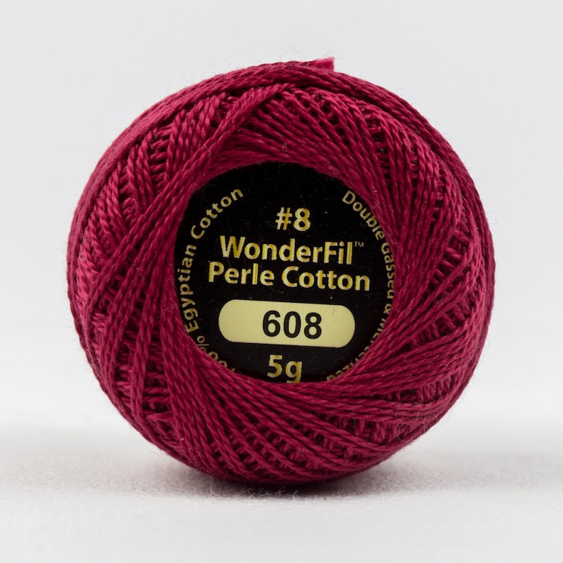 Wonderfil Eleganza Wild Fire Color 224 5g 42 yards Size 8 weight EL5G-224 Sue Spargo Color Palette Embroidery Thread