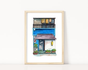A4 A3 A2 A1 A0 Framed Tokyo Japan Travel Watercolour Decor Art Poster Print A4 A3 A2 A1 A0 Framed Tokyo Japan Travel Watercolour Decor Art Poster Print