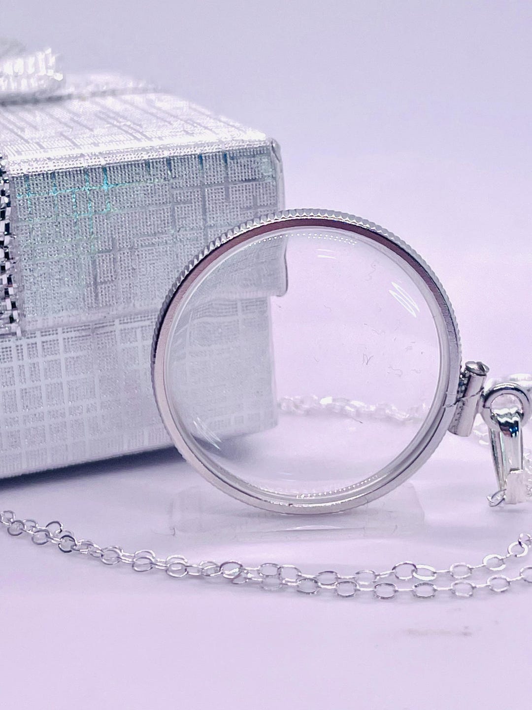 Empty 25mm Sterling Silver Locket | Free Small Screwdriver Included! - Etsy