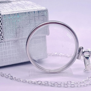 Empty 25mm Sterling Silver Locket | Free small Screwdriver included!