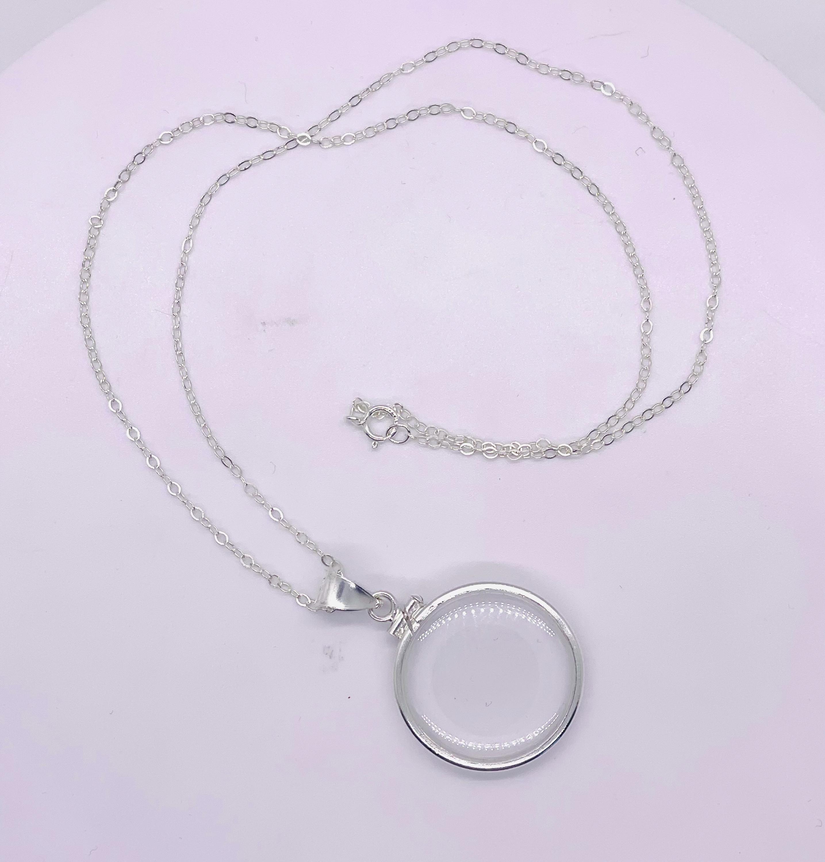 Empty 25mm Sterling Silver Locket With Coin Edge Bezel, Soldered Bail ...