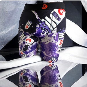 Wockhardt Wock Up! Slip boxer da uomo Slip boxer da uomo Lean ispirato Codine Wockhardt sorseggiando sciroppo.