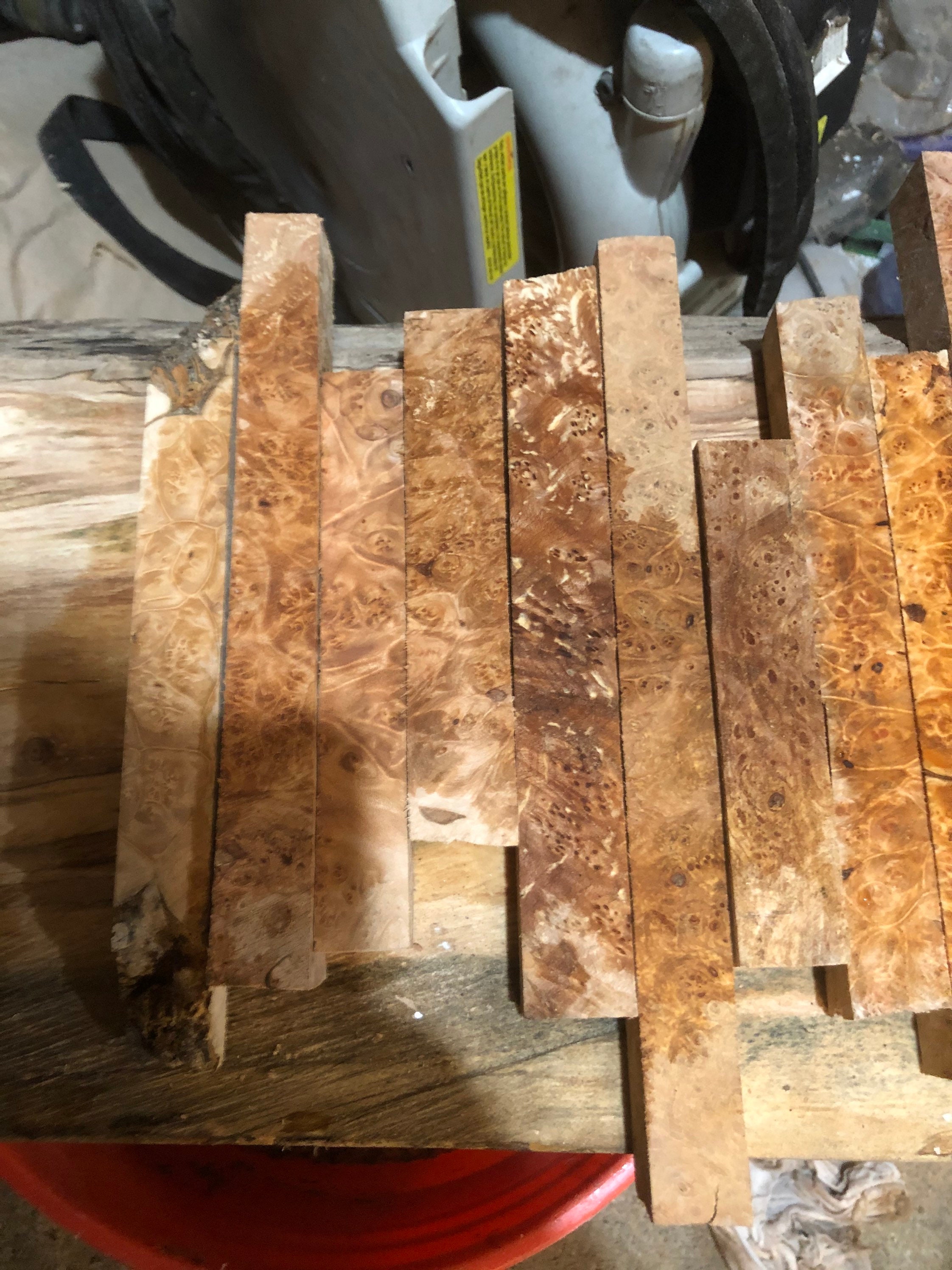 Maple burl pen blanks lot of ten Etsy