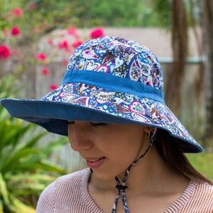 Sun Visor Womens Hat With Sides That Tie 