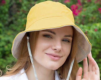 Chapeau de seau à large bord, chapeau d’été pour femmes, chapeau de seau pour femmes, chapeau de soleil pour femme fille, chapeau de plage pour femmes, chapeau pliable, cadeau pour elle