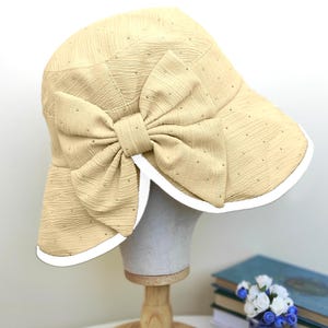 100% Cotton Super Light Spring/ Summer Hat, Breathable Summer Sun Hat, Wide Brim Bucket Hat, Beach Sun Visor Hat, Gift for Her