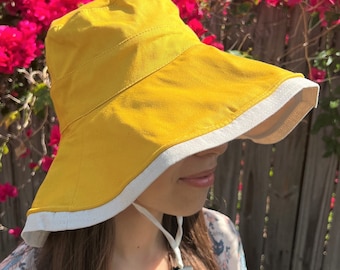 Extra Wide Brimmed Sun Hat, Floppy Hats Womens, Reversible Urban Boho Sun Hat, Crushable Packable Elegant Vacation Honeymoon Ladies Hat