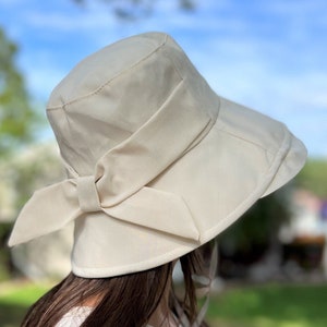 Ladies UV Protection Sunhat, Packable Sun Hat for Women, Wide Brim Summer Garden Shade Bucket Hat