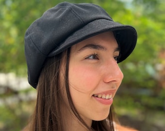 Oversized Newsboy Hat, Baker Boy Cap, Apple Hat for Man Women, Handmade Newsboy Cap, Paperboy Hat, Vintage Retro Style, Best Gift