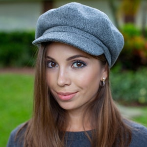 Newsboy Hat Women, Womens Hats for Fall Winter, Pageboy Hats Women, Womens Fall Hat, Womens Caps, Chemo Hats for Women, Baker Boy Cap Women