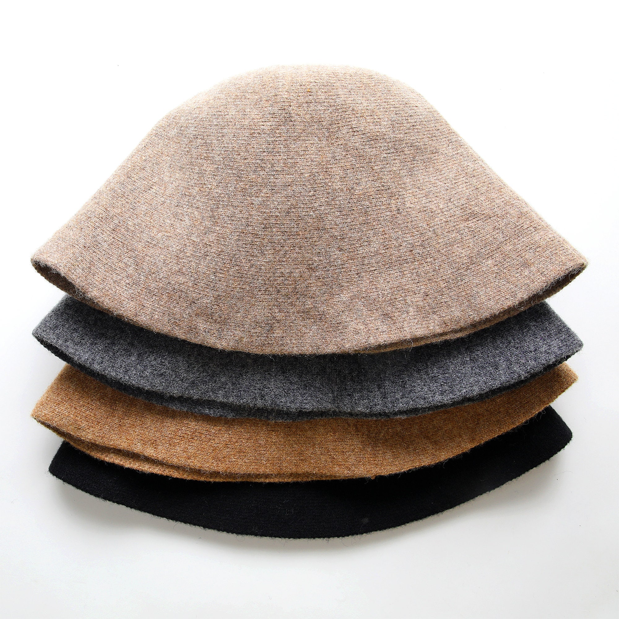 Chapeau Bob Femme En Laine - Bonnet Pêcheur D'hiver Tricoté, Doux Et Chaud, Taille Unique 56-58 Cm - 4