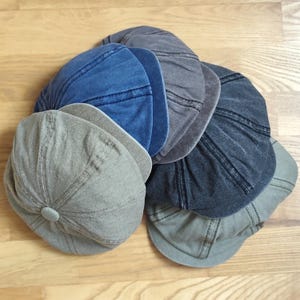Casquette gavroche été 8 panneaux en coton, chapeau Bakerboy, casquette plate irlandaise, chapeau Gatsby, chapeau Ivy, chapeau léger printemps-été pour homme, taille unique image 11
