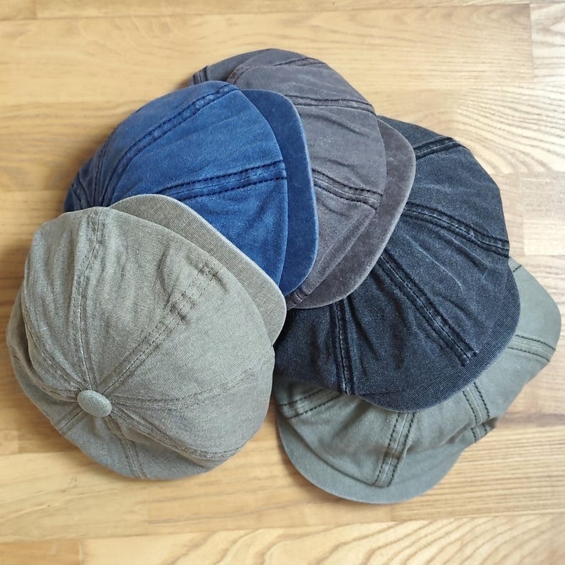 Casquette gavroche été 8 panneaux en coton, chapeau Bakerboy, casquette plate irlandaise, chapeau Gatsby, chapeau Ivy, chapeau léger printemps-été pour homme, taille unique image 11