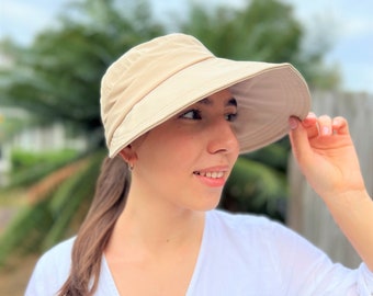 Casquette Baseball Femme Avec Ouverture Cheveux + Manches De Glace UV – Set Sport été Noir, Respirant Et Réglable