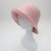 Winter Bucket Hat for Women, Women Hats for Fall and Winter, Cloche Hats Women, Wool Hats Women, Foldable Bucket, Holiday Gifts Pink 